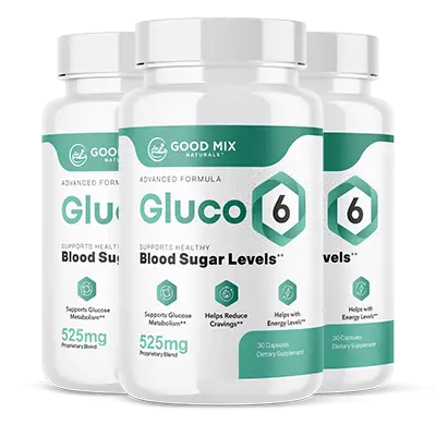 Gluco6 Supplement Bottle